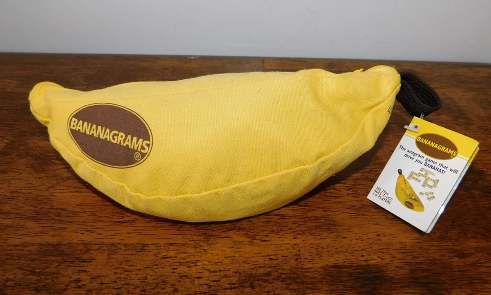 Bananagrams Tiles Word Crossword Game in Banana Bag - Image 2 of 3