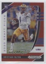 2020 Panini Prizm Draft Picks Rookies Red Kristian Fulton #158 0w8