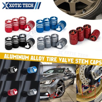 Middle Finger Car Rim Car Tire Tyre Wheel Air Port Dust Cover Ventil Rim Valve Stem Caps ...