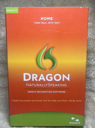 Dragon Naturally Speaking Speech Recognition Home Software Ver 11 w/ Headset 224