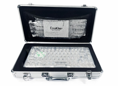 CoolKiller CK75 kabellose transparente Dichtung mechanische Tastatur - Eisbär