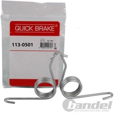 2XRÜCKHOLFEDER BREMSSATTEL HINTEN FESTELLBREMSHEBEL für AUDI A1 A2 A3 TT OPEL
