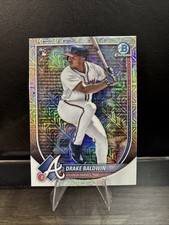 2025 Bowman Chrome - Drake Baldwin #75 Mega Box Mojo Refractor (RC)