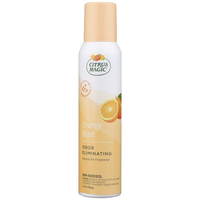 Citrus Magic Natural Odor Eliminating Air Freshener Spray, Fresh Orange, 3 Ounce