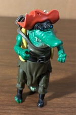 2023 Playmates TMNT Mutant Mayhem Leatherhead Rockin Croc Action Figure-NO SWORD