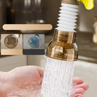 Rallonge de robinet rotatif avec longueur réglable 8 cm à 11,2 cm et noyau fil - Photo 1/4