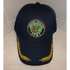 United States Army Navy Blue Baseball Cap Hat military veteran vet