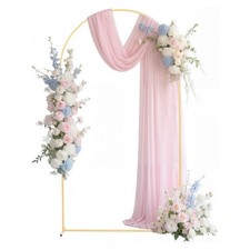VEVOR Arch Backdrop Stand Metal Arch Backdrop Stand 7.2 x 4 ft for Wedding Party