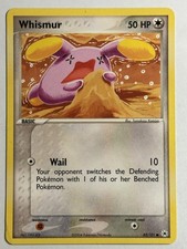 Whismur Hidden Legends 82/101 MP-LP Pokémon Card on eBay