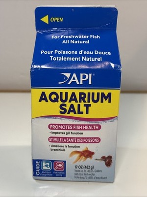API AQUARIUM SALT Freshwater Aquarium Salt 17-Ounce Box 17 Oz