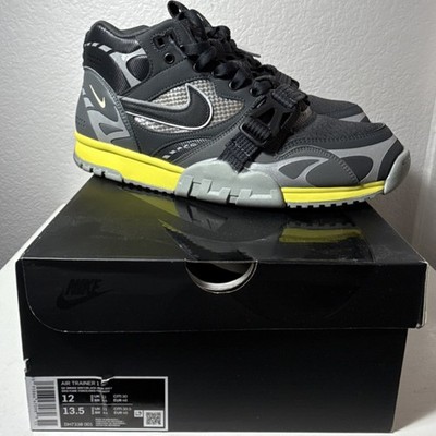 Nike Air Trainer 1 Utility Dark Smoke Grey DH7338-001 Black/Gray/Yellow Sneakers