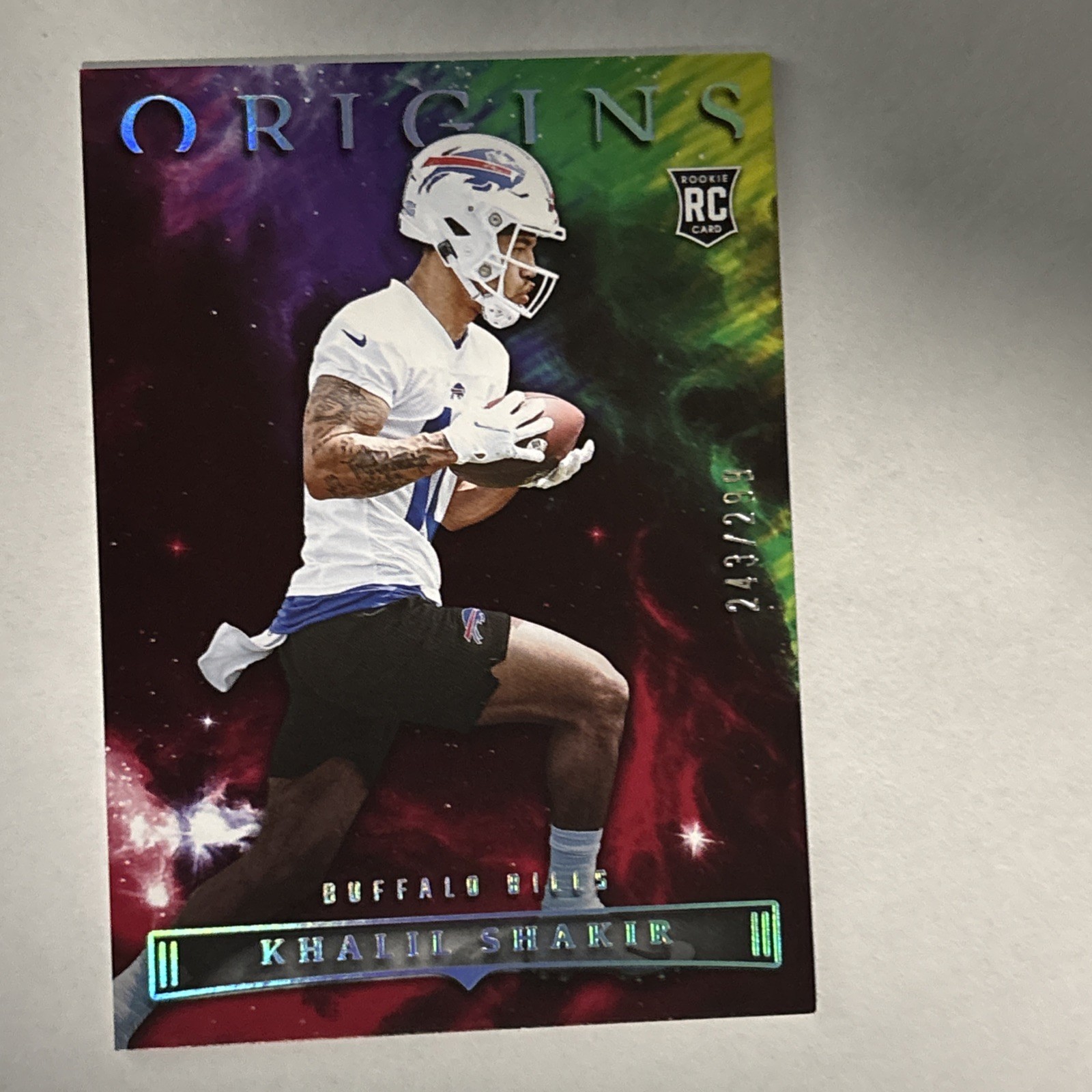 2022 Panini Origins - Rookies Khalil Shakir #135 Red /299 (RC)