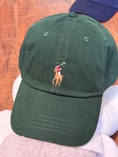Polo Ralph Lauren Unisex Stretch Cotton Twill Baseball Cap Adjustable Green
