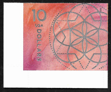 FLORAL GEOMETRY US 2023 GEOMETRIC CIRCLES #5755 TRIANGLES CIRCLES $10 MVF STAMP