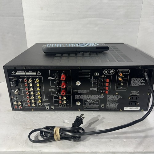 Onkyo TX-DS575 Receiver HiFi Stereo Home Theater 5.1 Channel Remote Bundle - Picture 5 of 9