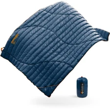 Ultralight Down Camping Blanket - 1.35lbs, 650 Fill Power Puffy Quilt. Compac...