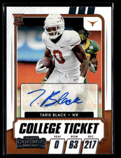 Tarik Black 2021 Contenders Draft Picks College Ticket RC Auto