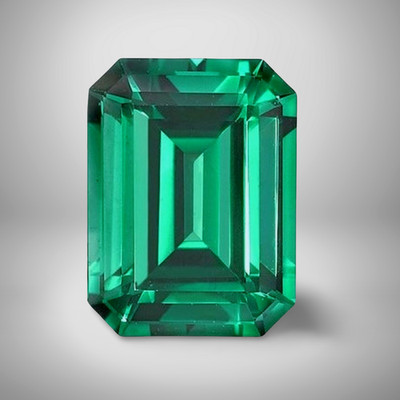 Emerald Octagon Cut Gemstone 1.20 Cts - 8x6 mm Flawless Precious Jewelry Gem #
