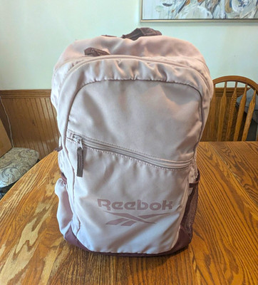 Reebok 12'' X 16'' Solid Rose/Dusky Rose Backpack  Adjustable Padded Straps