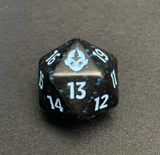 ATLA Avatar - Magic: The Gathering Prelease Dice - D20 Spindown MTG Dice - BLUE
