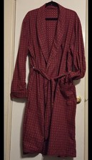 Vtg 60's Men's Long Belted Bath Robe