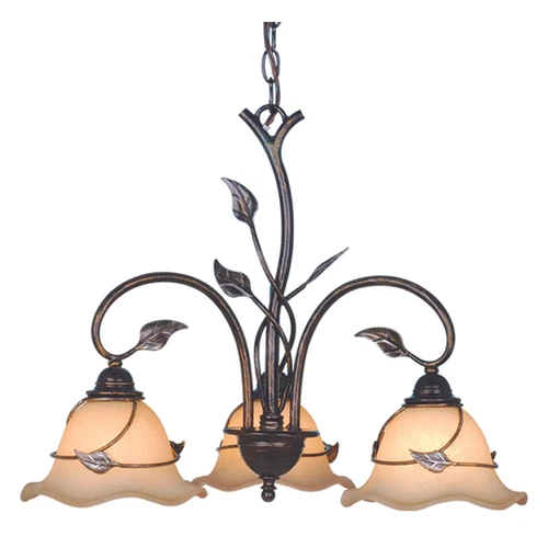 Vaxcel International CH38803OL Vine 3l Chandelier Oil Shale - Picture 2 of 2