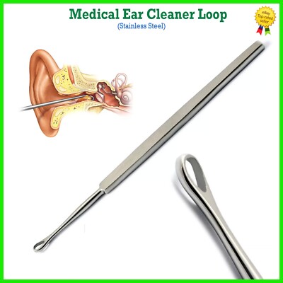 Medical Ear Cleaner Loop Billeau Ear Wax Remover Ear Pick Curette Skin ...