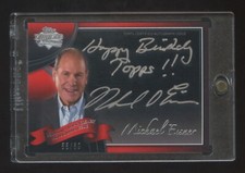 2011 TOPPS MICHAEL EISNER AUTOGRAPH #ED 55/60 *HAPPY BIRTHDAY TOPPS* ICONIC CARD