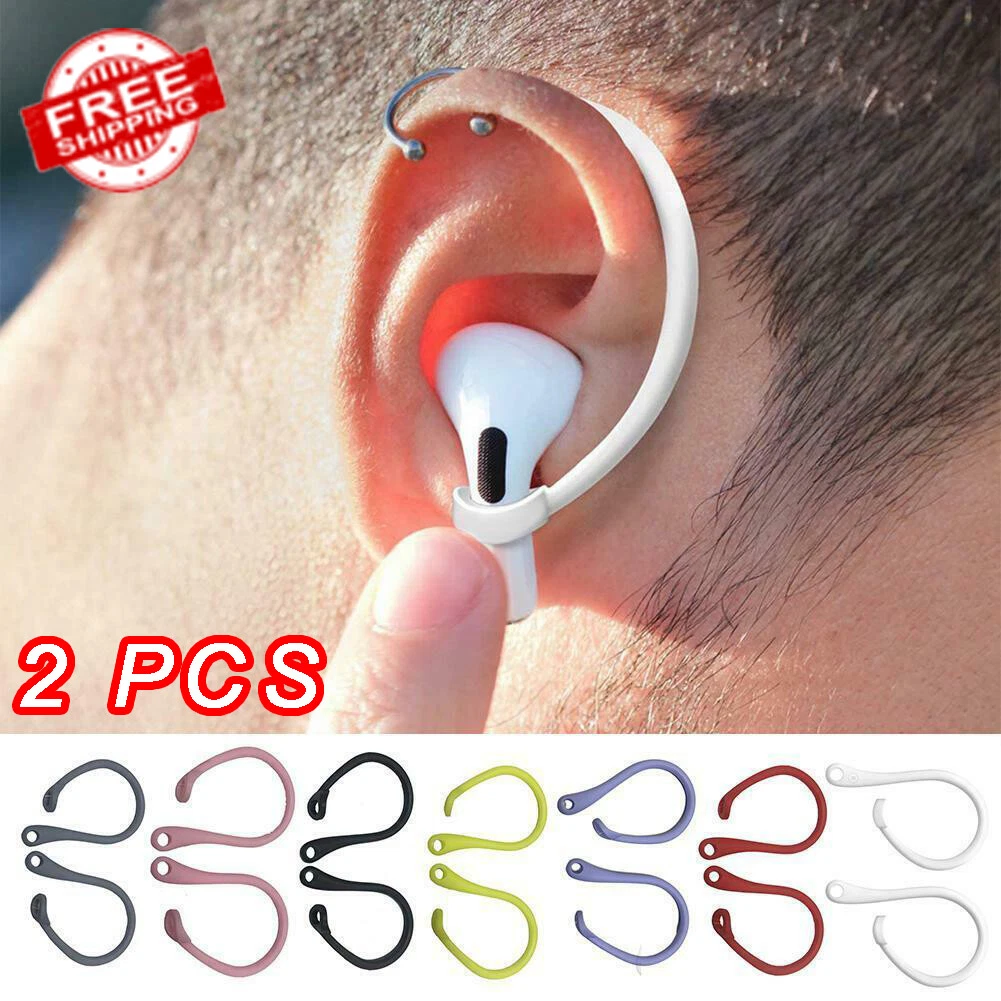 2Pcs Mini Anti-fall Bluetooth Headset Earhooks Earphone Holder For Iphone  Xiaomi