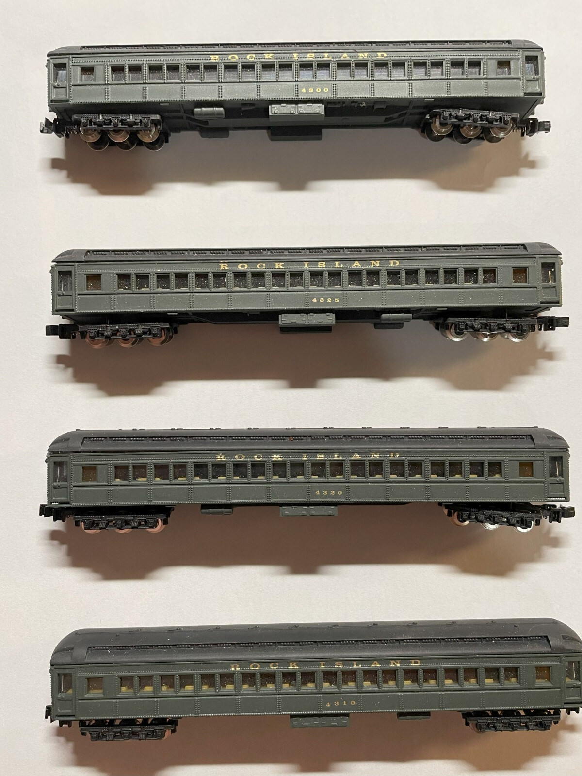 N SCALE, ROCK ISLAND, PASSENGER CARS eBay