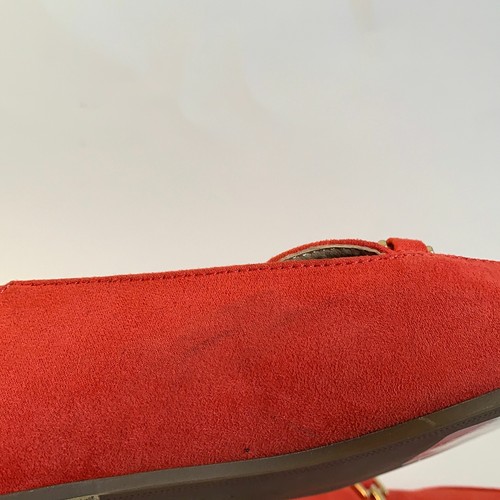Core Life Womens Reed Buckle Round Toe Red Slip On Loafer Shoes Size US 7 - Picture 7 of 11