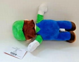 Super Mario Bros LUIGI Plush Doll Stuffed Toy 12" 2019 Nintendo NWT NEW nes SNES