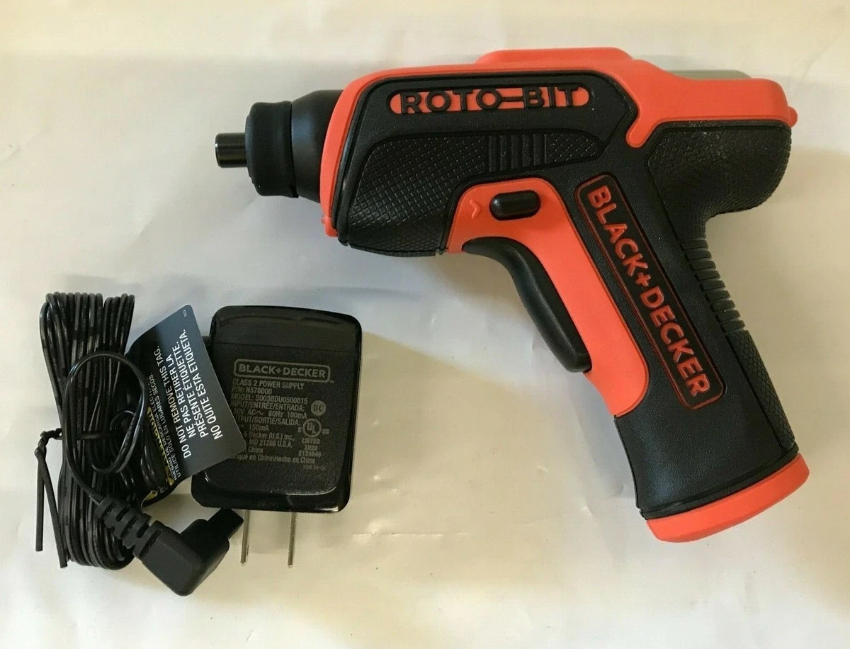 BLACK+DECKER 4V MAX Cordless Screwdriver with Bit Storage, 180 RPM, Battery  Included (BDCS50C)