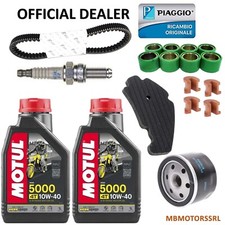 KIT TAGLIANDO PIAGGIO MP3 400 2007 2008 2009 2010 2011 OLIO MOTUL TUTTO PIAGGIO