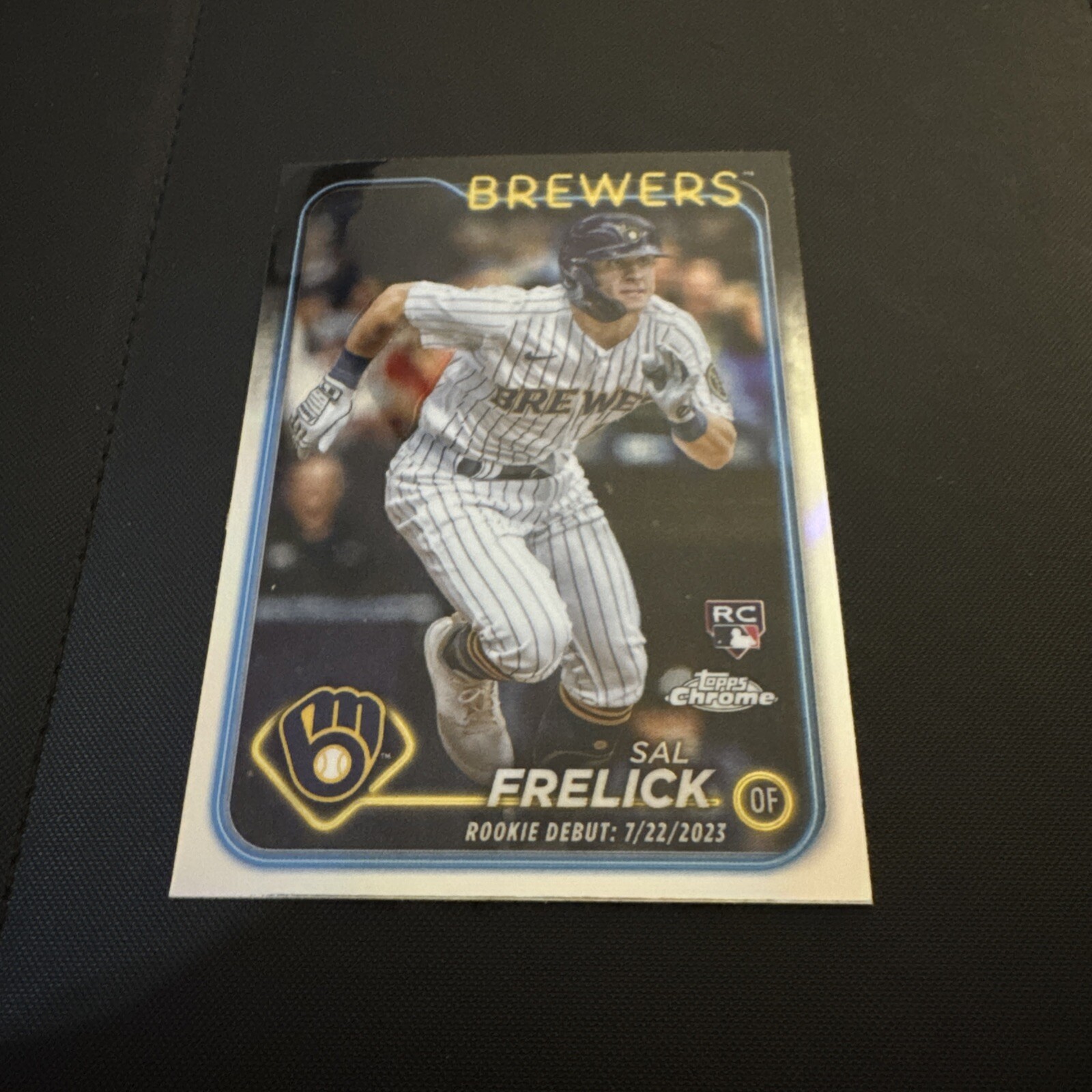 2024 Topps Chrome Update REFRACTOR Sal Frelick ROOKIE #USC61 - Milwaukee Brewers
