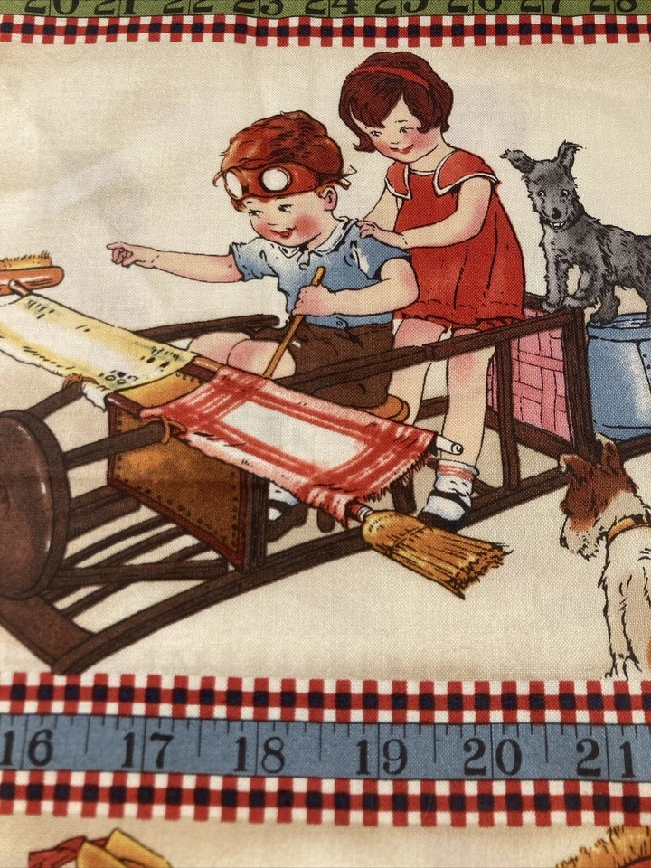 "Wee Play" by American Jane Patterns Sandy Klop for Moda 22”x23 1/2” Super Cute! - Image 2 of 4