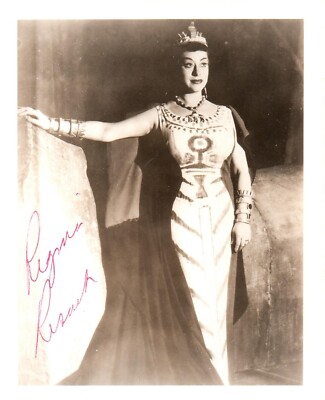 Opera: REGINA RESNIK; original autograph on a photo