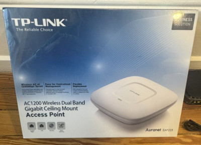 TP-Link AC1350 (EAP225 V3) Wireless MU-MIMO Gigabit Ceiling Mount Access Point