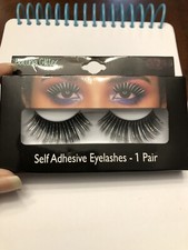 Multi Colored, Self Adhesive EYELASHES, Accessory For Halloween Costume Or NYE