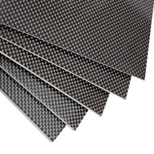 400x500mm 100 3k Carbon Fiber Sheet Laminate Plate Panel 0.5-4mm Thickness