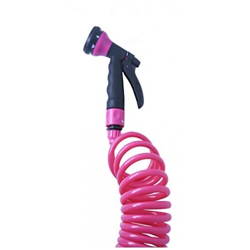 Natrain Manguera Espiral, Fucsia, 21x10x41 cm, Colors15