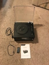 DIGITNOW Bluetooth Record Player Turntable with Stereo Speaker, LP Vinyl to MP3