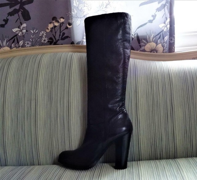 nine west tall leather boots