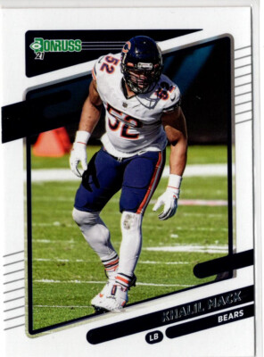 2021 Panini Donruss Football Khalil Mack No. 203 Chicago Bears