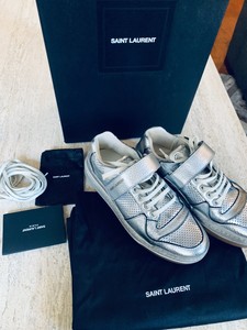 saint laurent silver sneaker