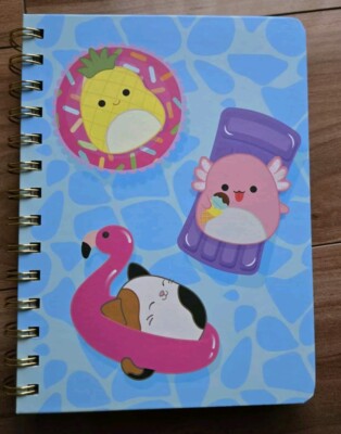 Squishmallows hardcover dream draw & design coloring book journal 100 pages cam