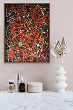 Original oil/acrylic on 1 in canvas with incredible depth of color, and feel