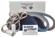 1x30 Complete Sanding Sharpening Belt Assortment Includes 2 1x30 Leather Honing
