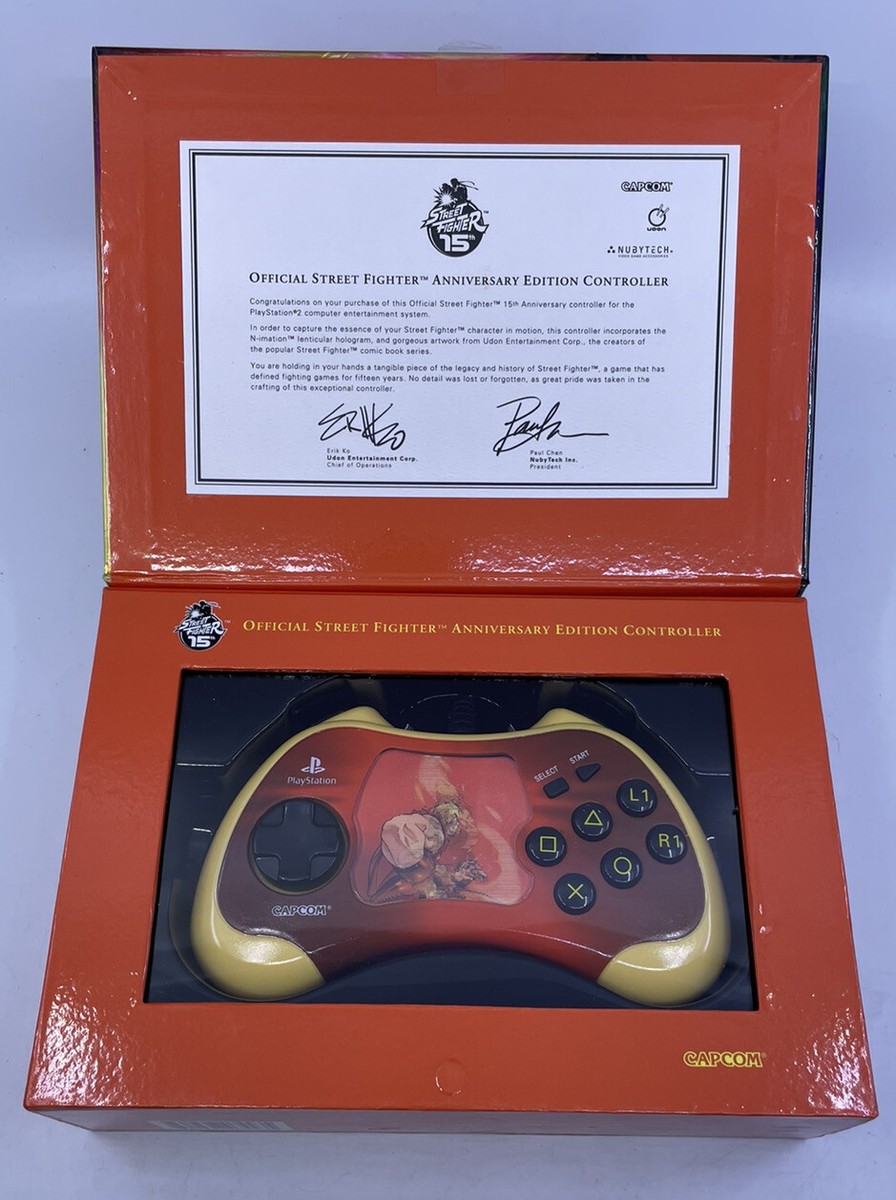 NEW 2004 Street Fighter Ken 15th Anniversary Edition NubyTech PS2