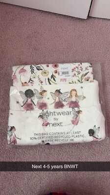 Next Girls Pack Fairy Pyjamas BNWT Age 4-5 Years UK